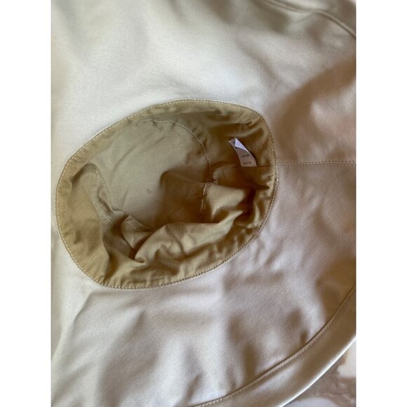 Khaki Twill Adjustable Packable Sun Hat Size 57cm - Picture 4 of 6